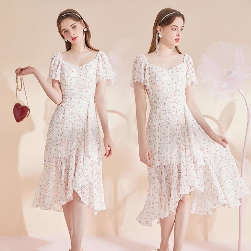 ARTKA XS/S heart print dress